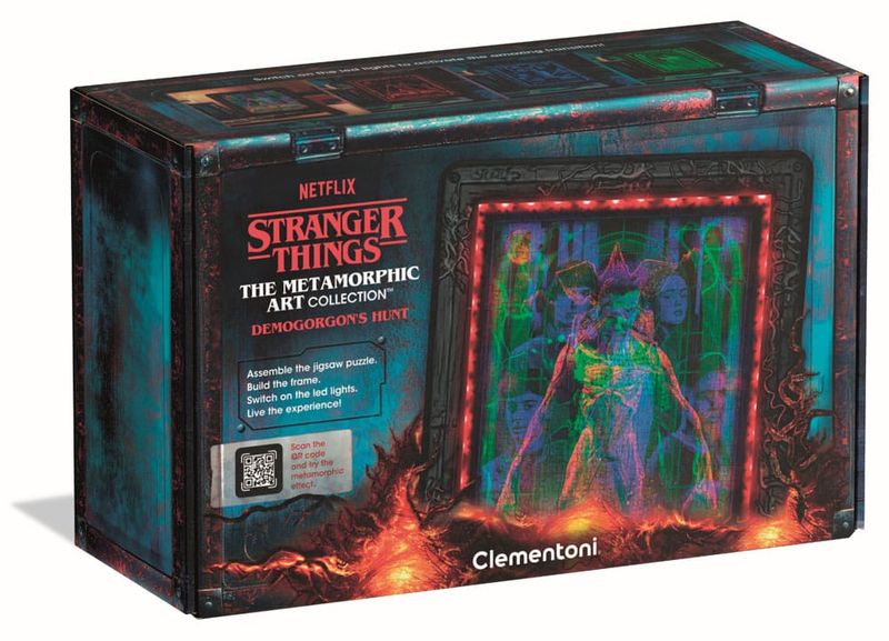 Stranger Things "The Upside Down" Art Collection Puzzle with Light-Up Effect