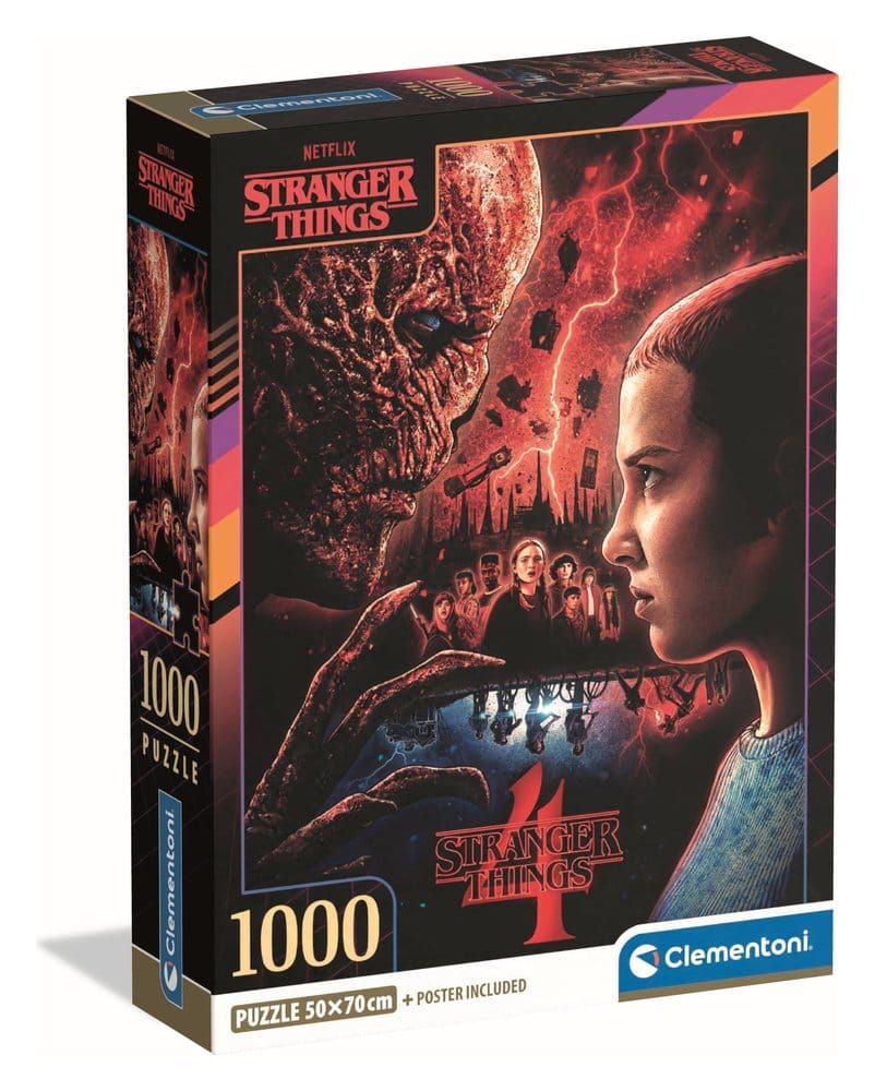 Stranger Things 4 Upside Down Puzzle + Poster