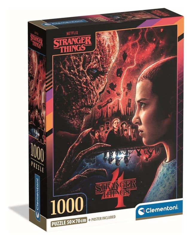 Stranger Things 4 Upside Down Puzzle + Poster
