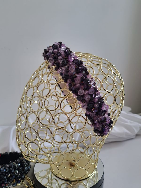 1 Inch Deluxe Beaded Headbands