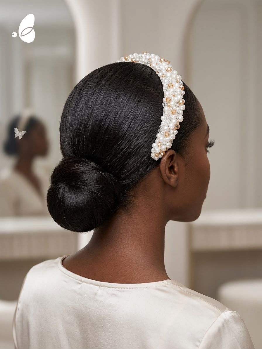 1 Inch Deluxe Beaded Headbands