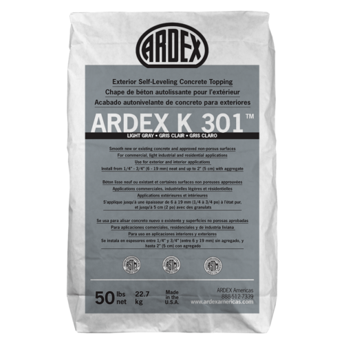 ARDEX K 301 Exterior Self-Leveling Concrete Topping