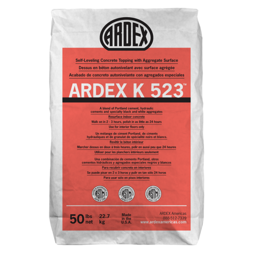 K 523  Self-Leveling Concrete Topping with Aggregate Surface