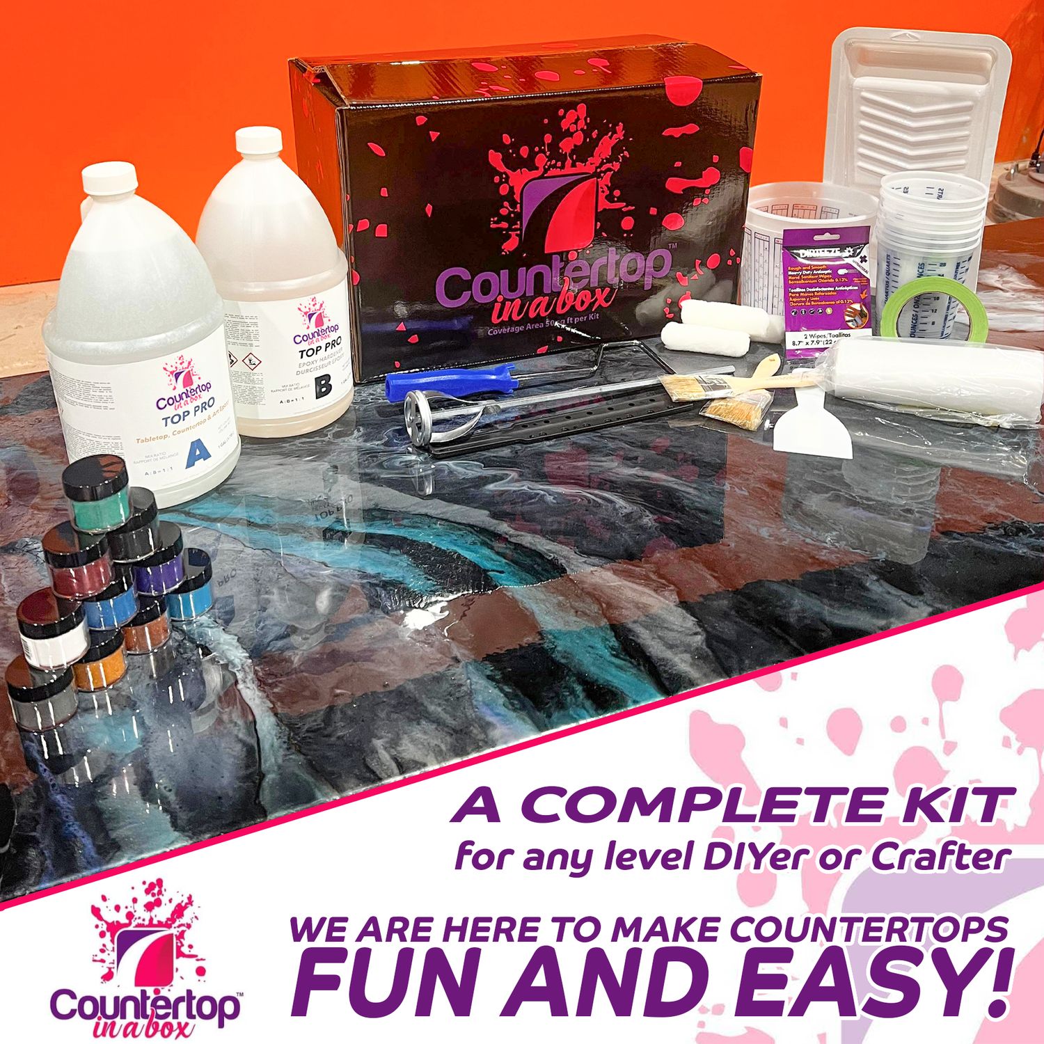 Countertop-In-A-Box DIY Kit