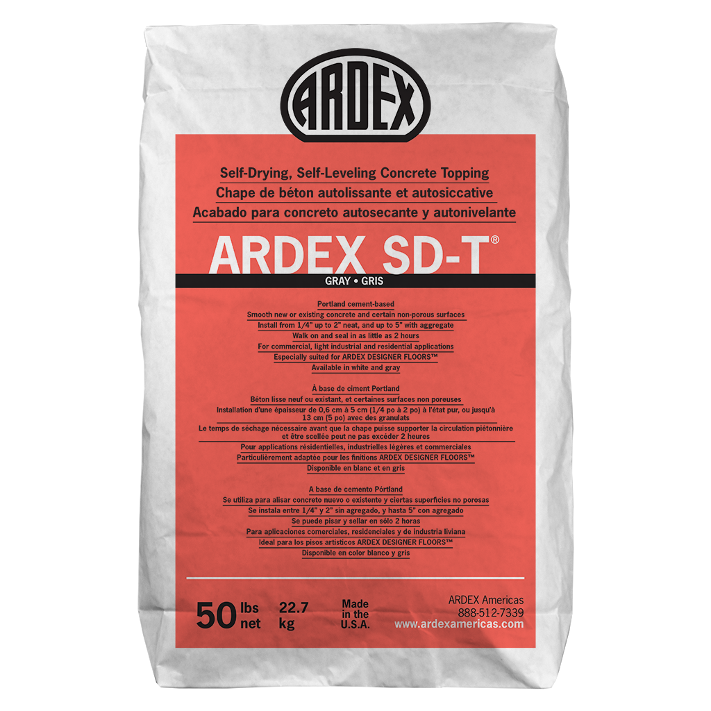 SD-T Self-Drying, Self-Leveling Concrete Topping (GRAY)