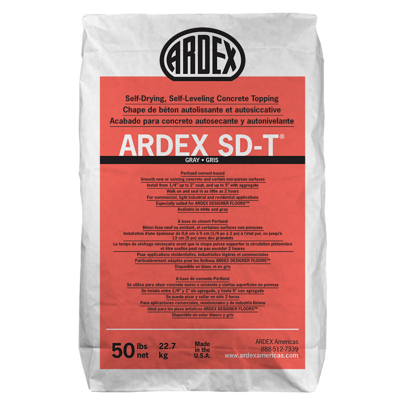 SD-T Self-Drying, Self-Leveling Concrete Topping (GRAY)