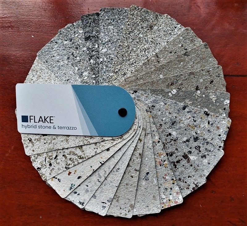Hybrid and Terrazzo Flake Fandeck Hybrid and Terrazzo Flake Fandeck