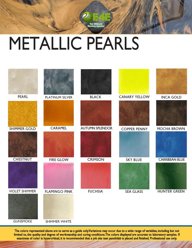 E4E-METALLIC PEARLS E4E-METALLIC PEARLS