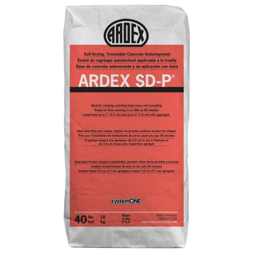 SD-P Self-Drying, Trowelable Concrete Underlayment