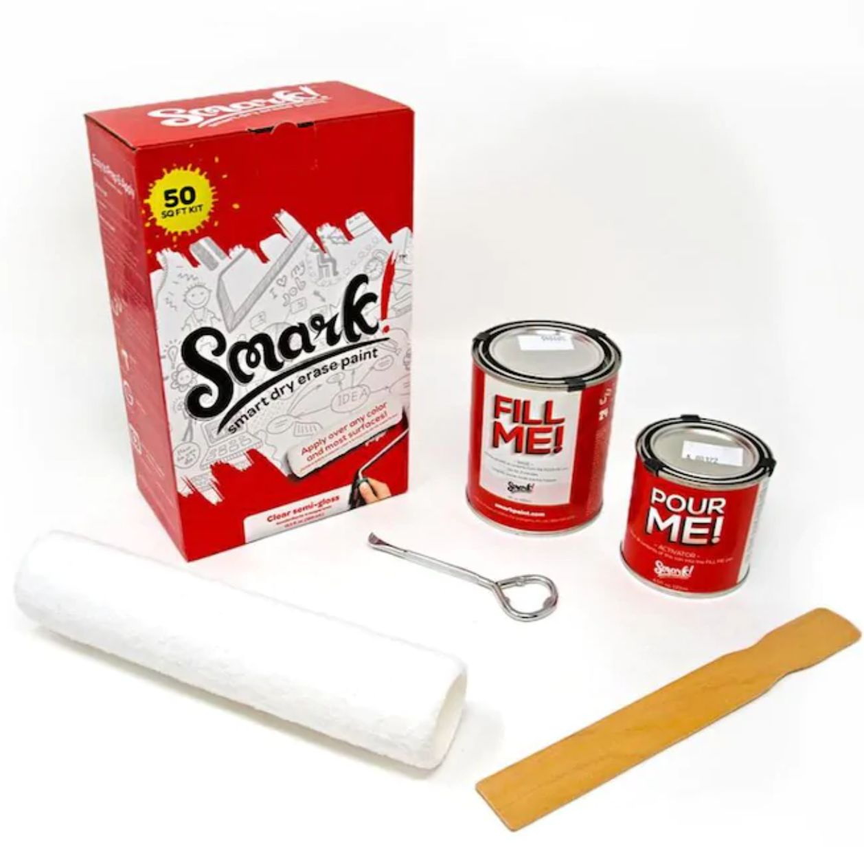 SMARK!- The Markable Dry-Erase Board Coating!!, Kit: 50 SQFT