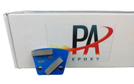 PA Epoxy Double Bar Quick Change Traps (By The SINGLE Piece), Bond: Hard, Grit: 16/20