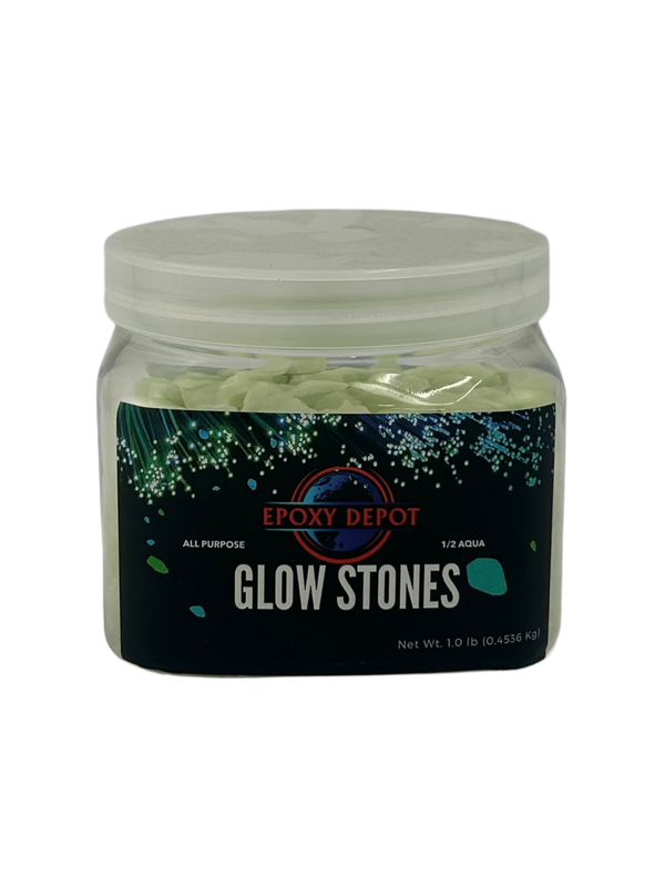 LuxStone Glow Aqua Sand and Stones (1 lb)