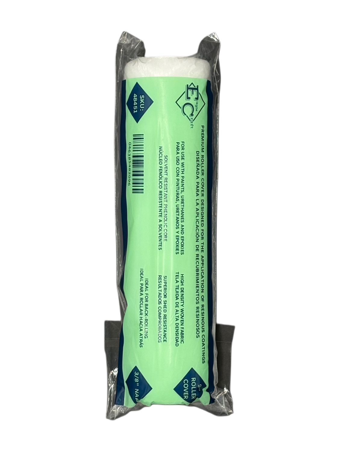Eagle Craft Roller Covers 3/8" Nap, Size: 18"