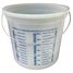Midwest Rake Mix & Measure Container-Clear Printed Measurements On Outside, Size: 10qt.