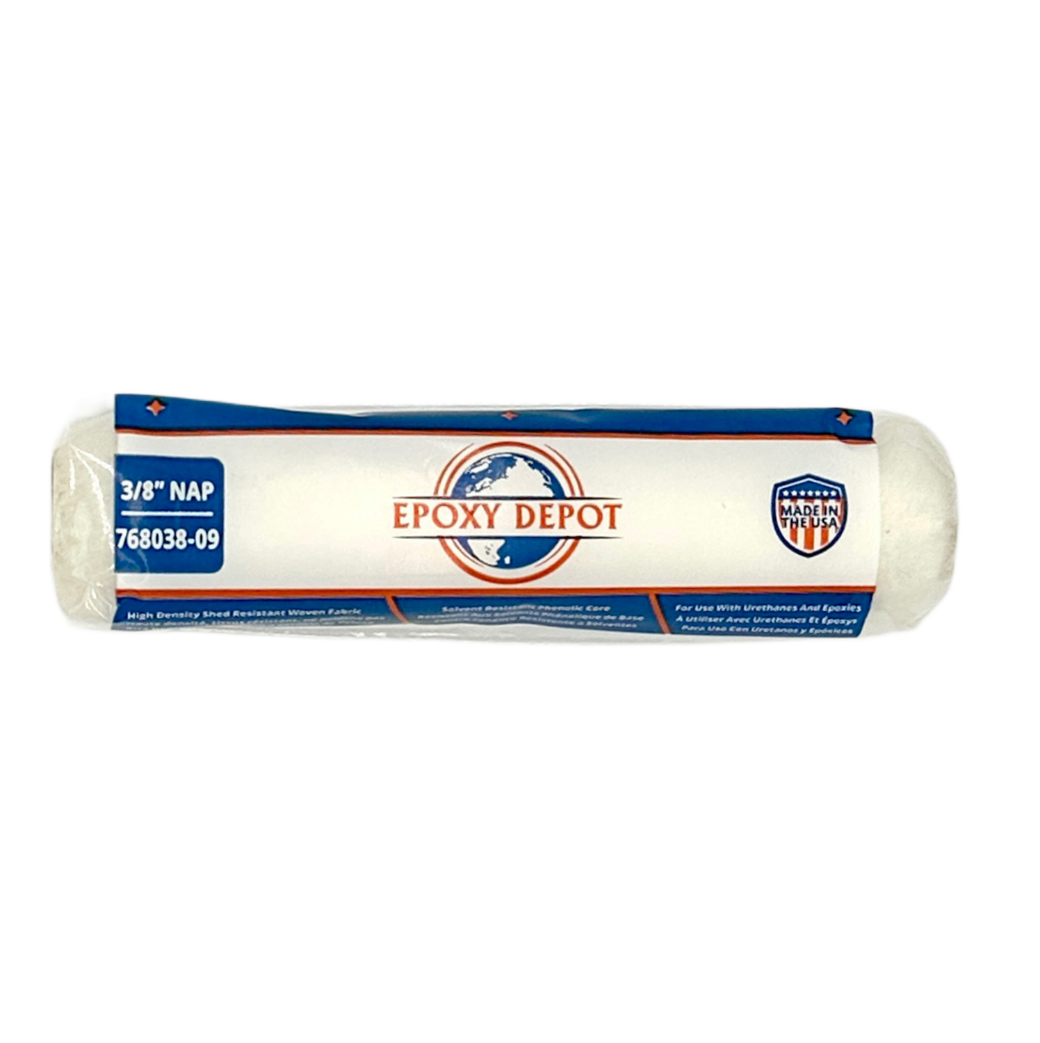 Epoxy Depot Roller Cover - 3/8" Nap, Size: 18"