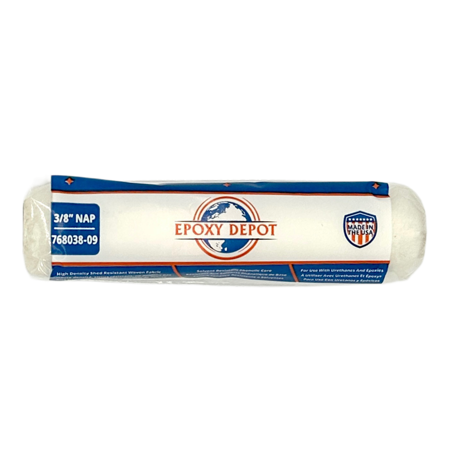 Epoxy Depot Roller Cover - 3/8" Nap, Size: 18"