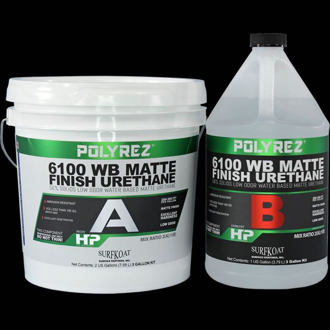 POLYREZ 6100 Matte Water-Based Urethane