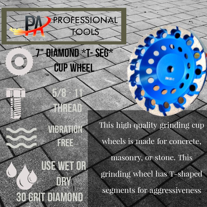 Epoxy Depot T-Segment Cup Wheel