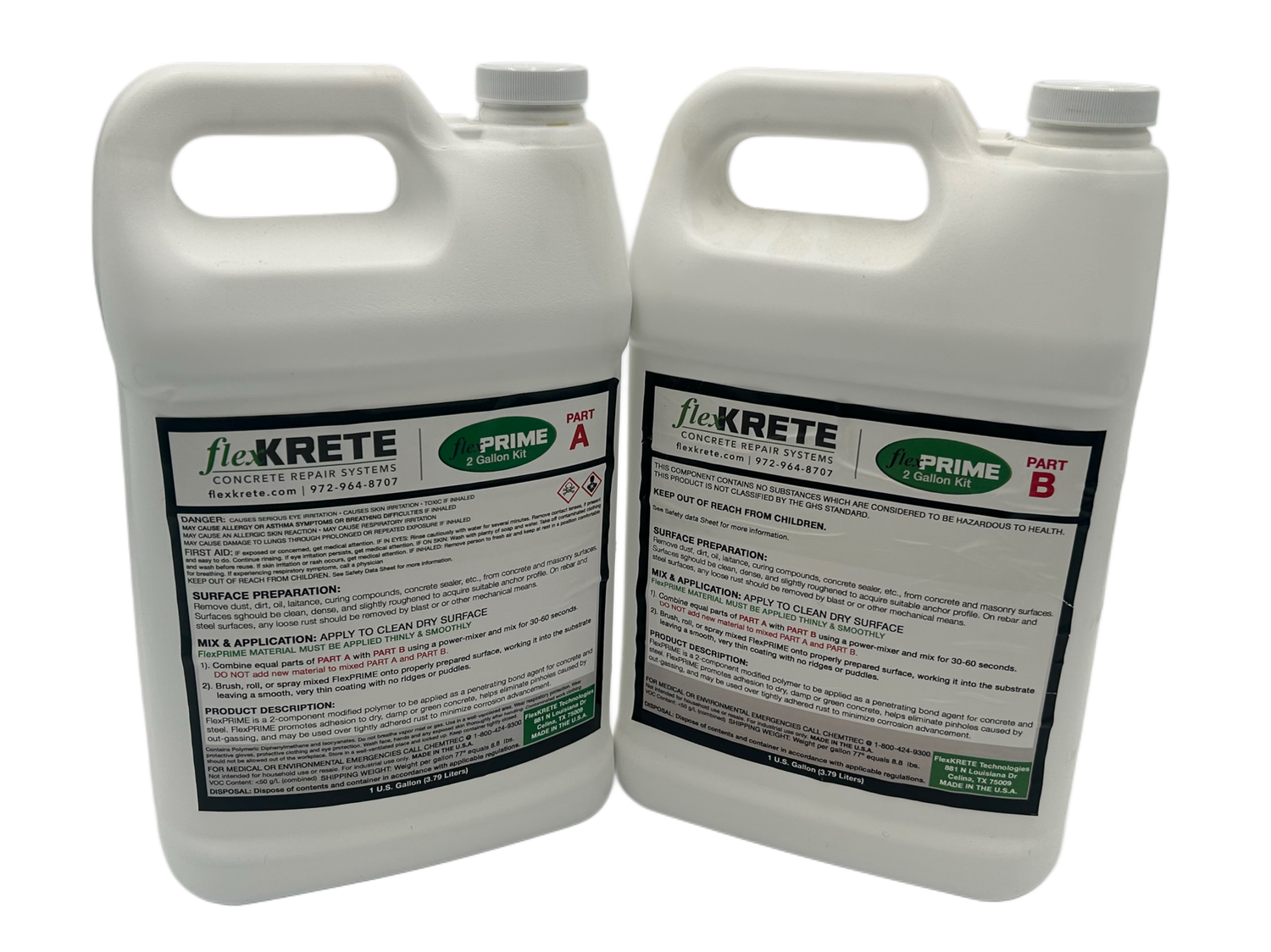 Flex Prime, Size: 2 gal.  (1 gal part A and part B)