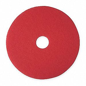 20" Non-Woven Polyester pad / Red & Black