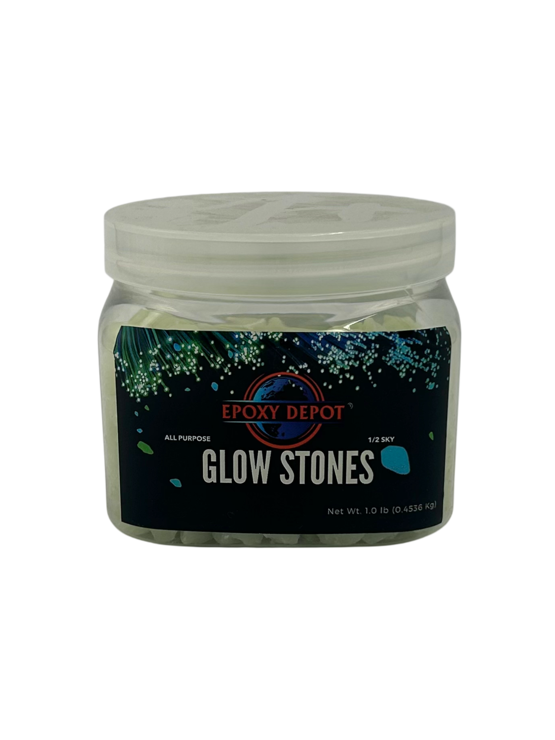LuxStone Glow Sky Stones (1 lb) LuxStone Glow Sky Stones (1 lb), Size Profile: 1/8"