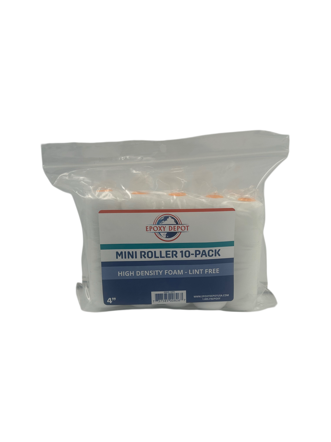 4 4" Foam Mini Roller 10-Pack