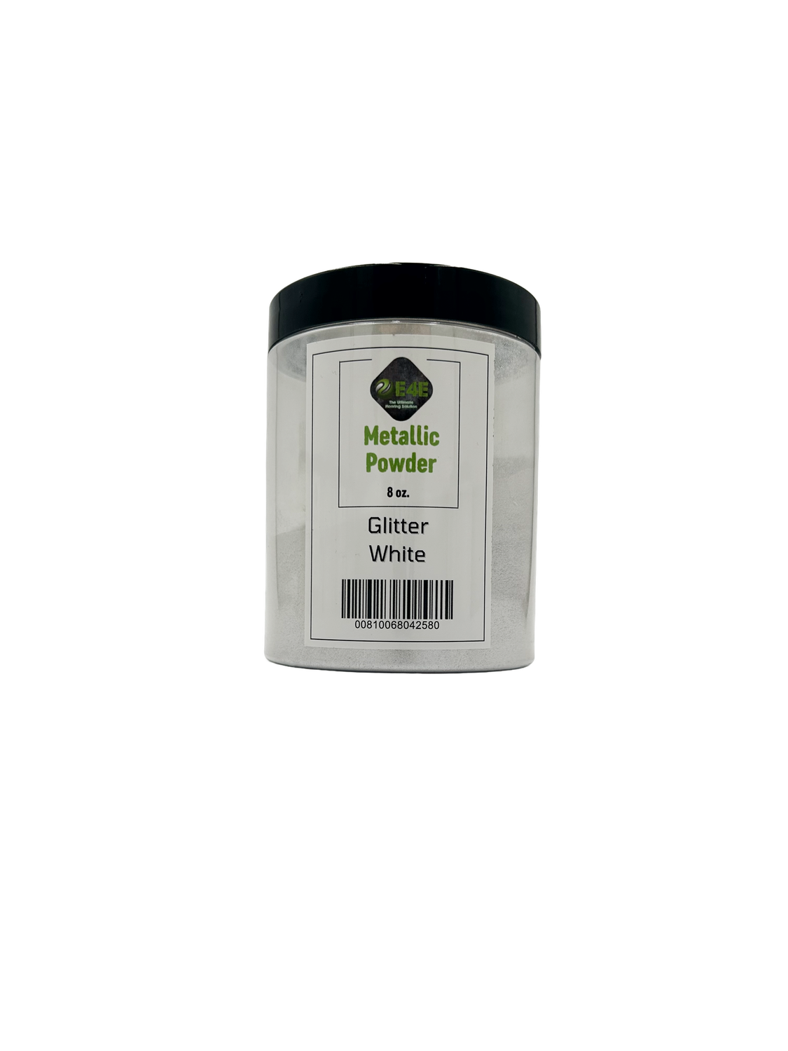 8 oz. E4E Metallic Pigment Powder 8 oz. E4E Metallic Pigment Powder, Color: glitter white