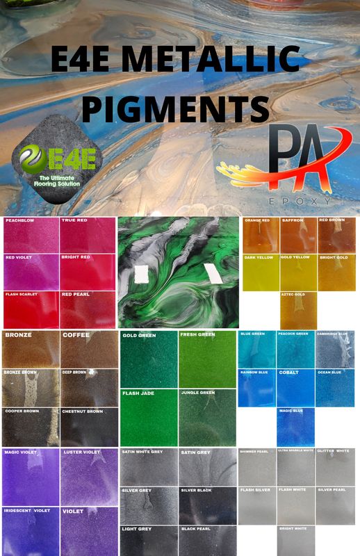 8 oz. E4E Metallic Pigment Powder