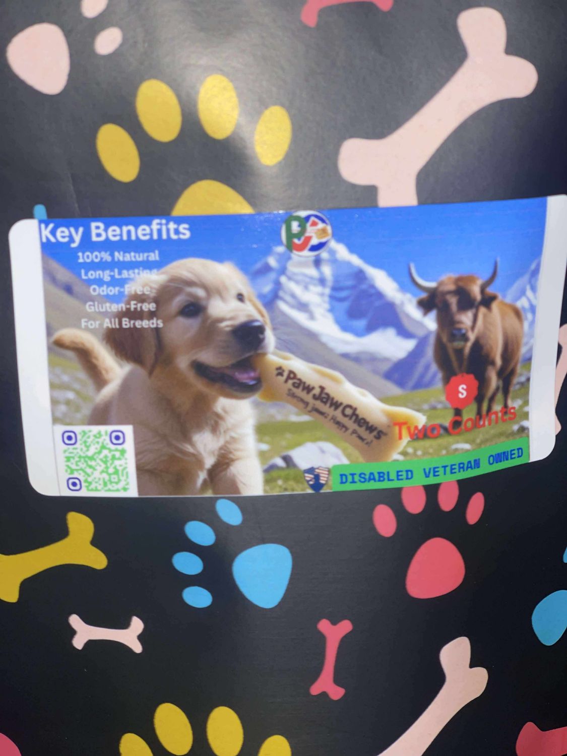 Paw Jaw Chews (Small -Two Counts)