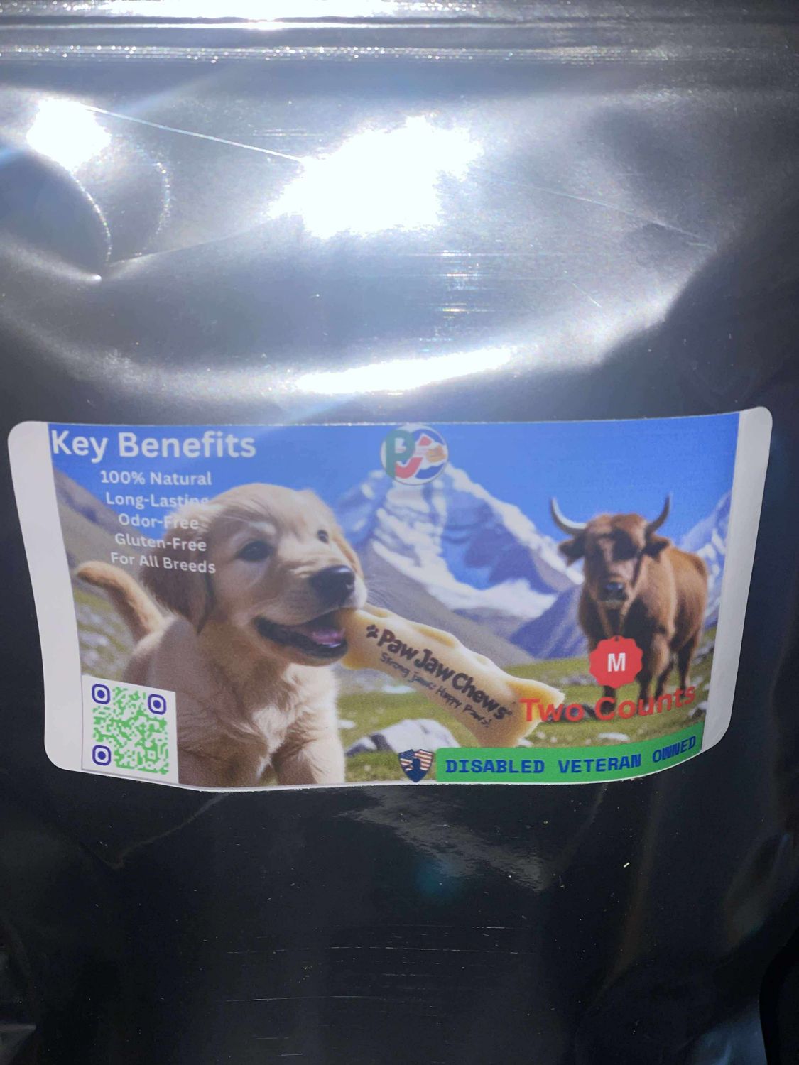 Paw Jaw Chews (Medium- Two Counts)