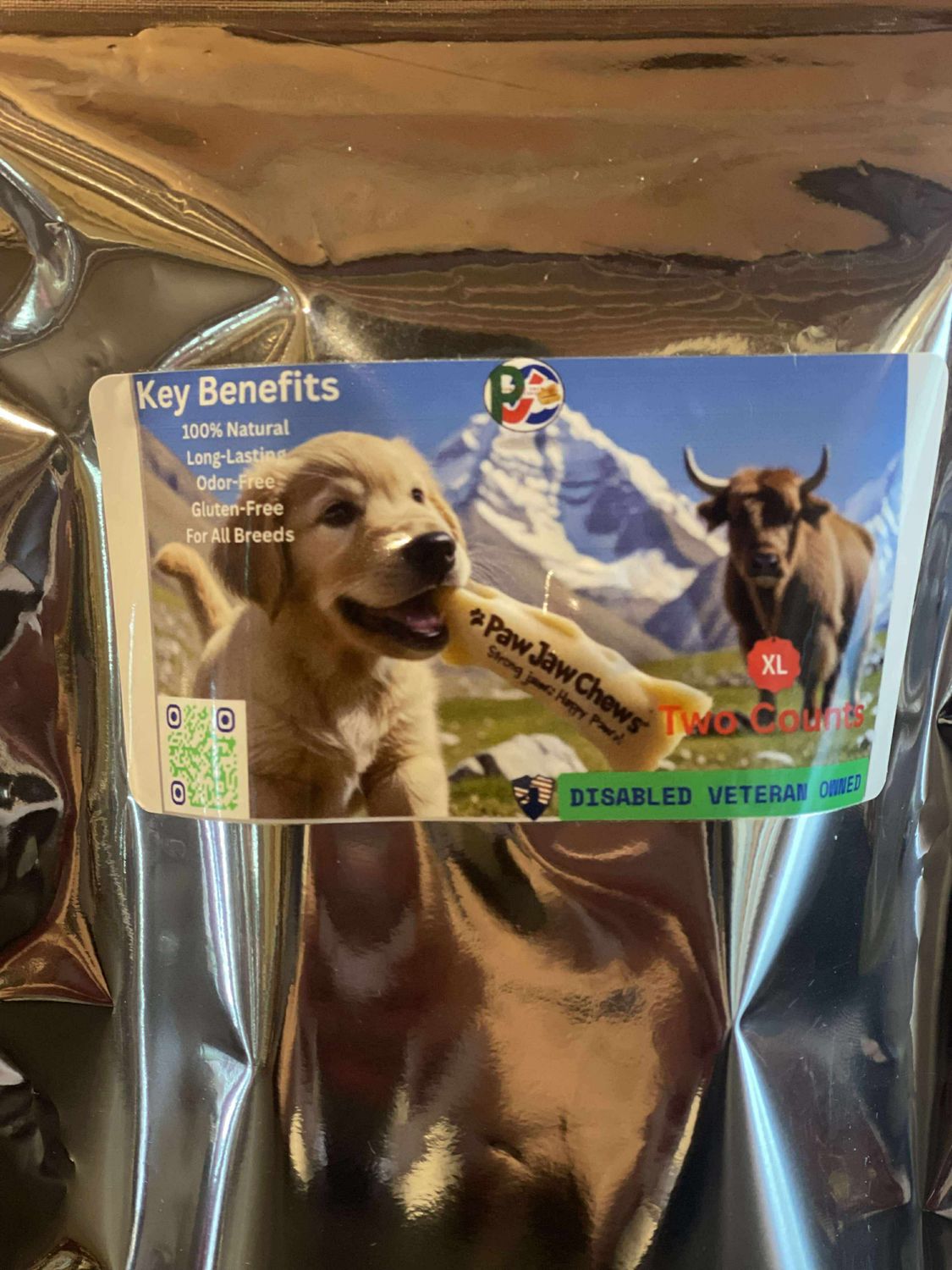 Paw Jaw Chews (X-Large-Two Counts)