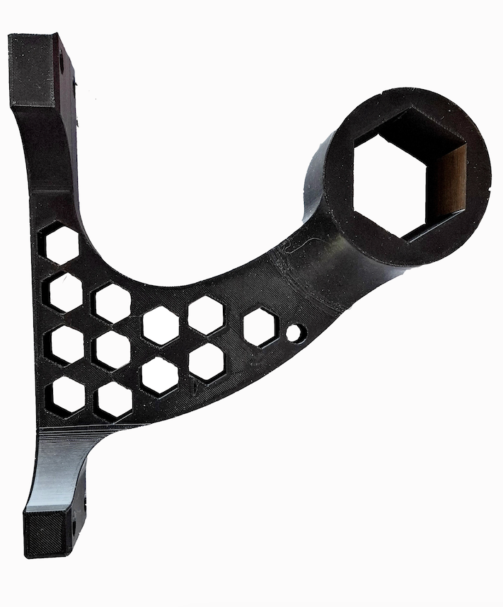 Motorhelm haak