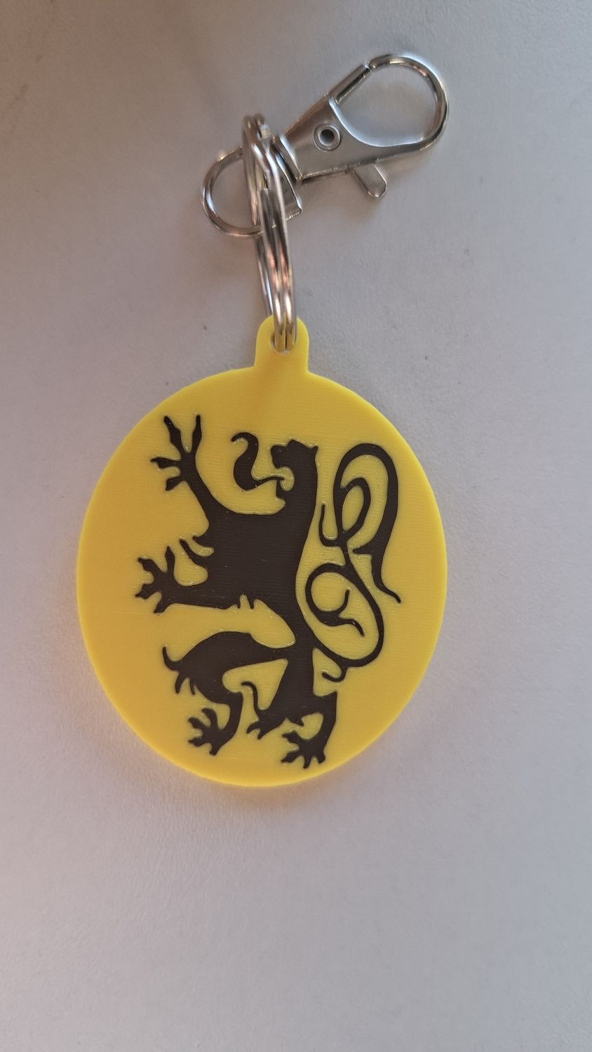Sleutelhanger /keychain  Vlaamse Leeuw