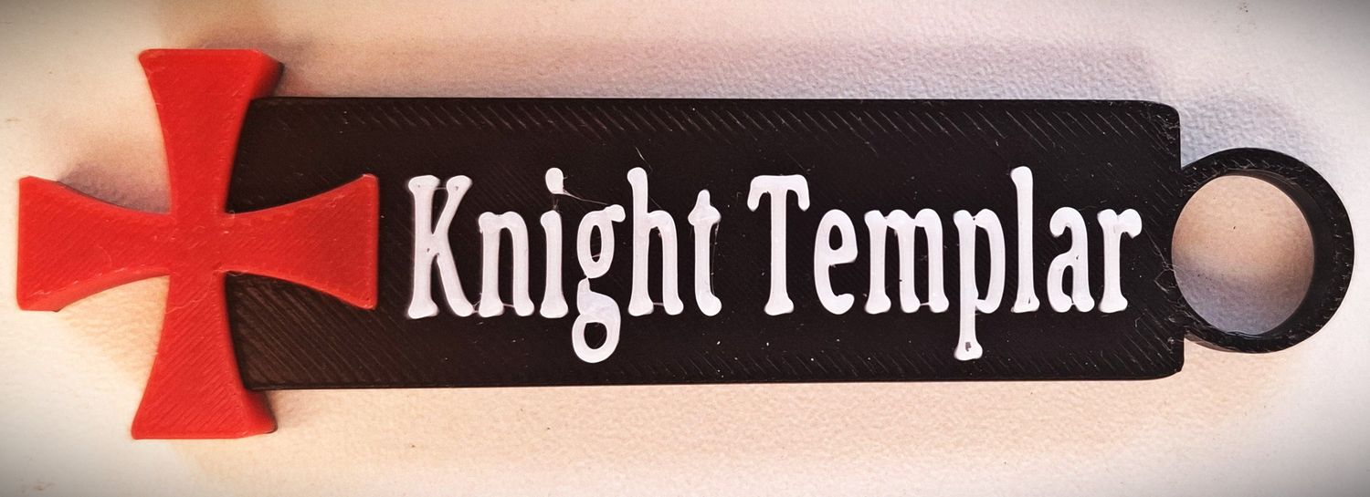 sleutelhanger Knight Templar