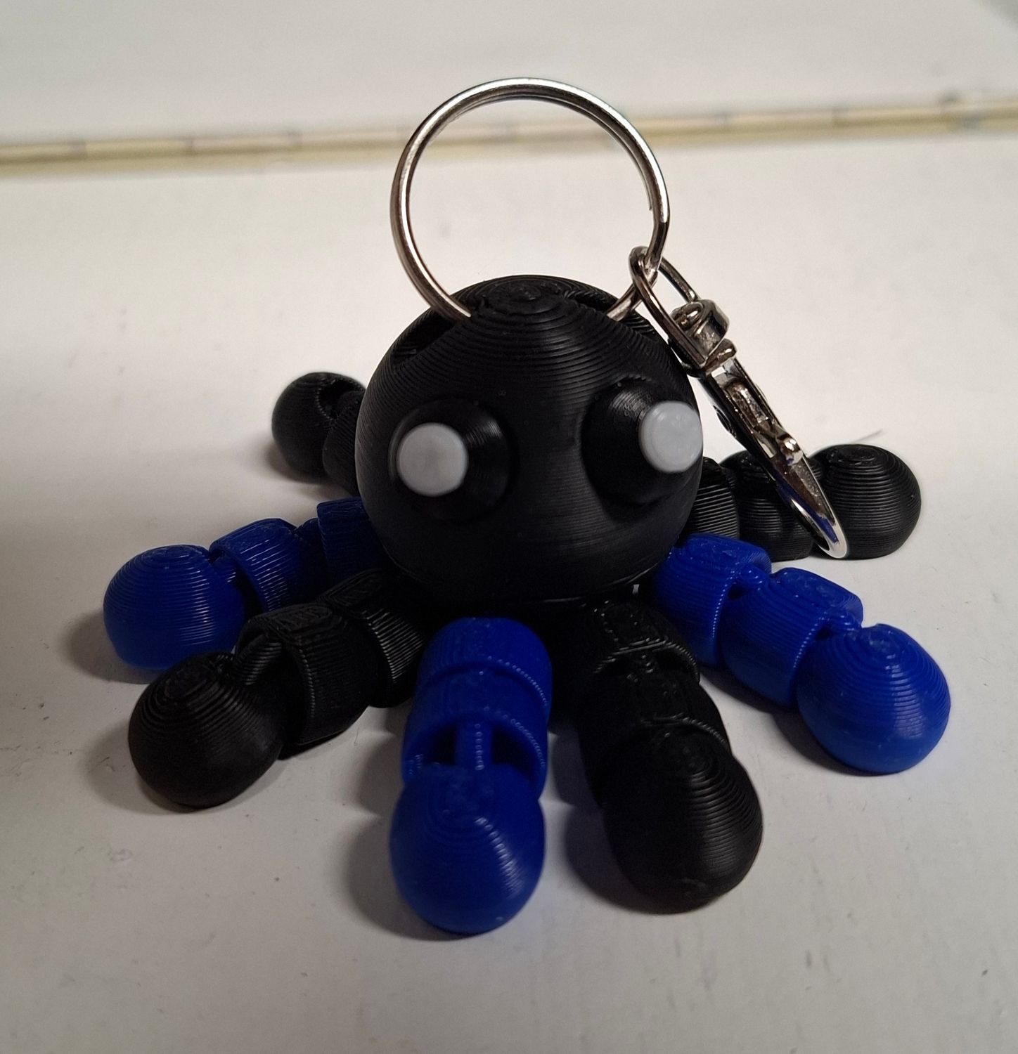 octapus groot, blauw zwart   twee kleuren