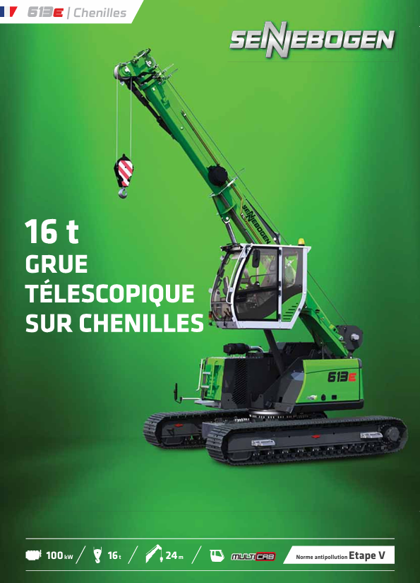 Téléscopique à tourelle - Sennebogen 613E