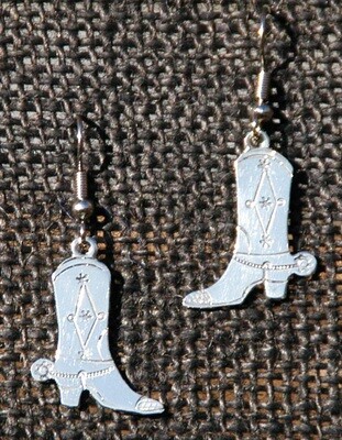 Earrings: Cowgirl Boots, 1