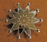Tie Slide:  10-point Star
