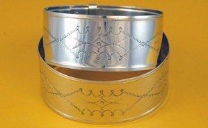 Arm Bands 1 ½" Wide, Stamped, Raised Edges