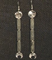 Earrings:  Single Dangle, Medium  3"-3 1/2"