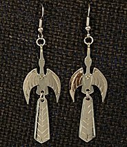 Earrings:  Waterbird, 2-Piece,  2"