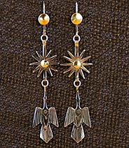 Earrings: Starbursts & Waterbirds, 3