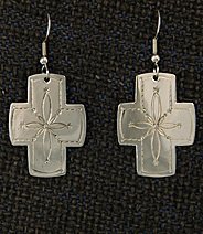 Earrings: Southwest Crosses, Medium 1 1/2