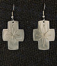 Earrings:  Southwest Crosses, Medium  1 1/2"