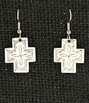 Earrings: Southwest Crosses, Small 1