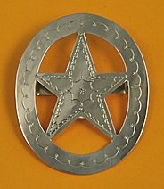 Tie Slide:  Star & Oval