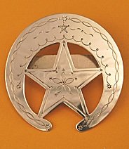 Tie Slide:  Star & Crescent 2 1/2"