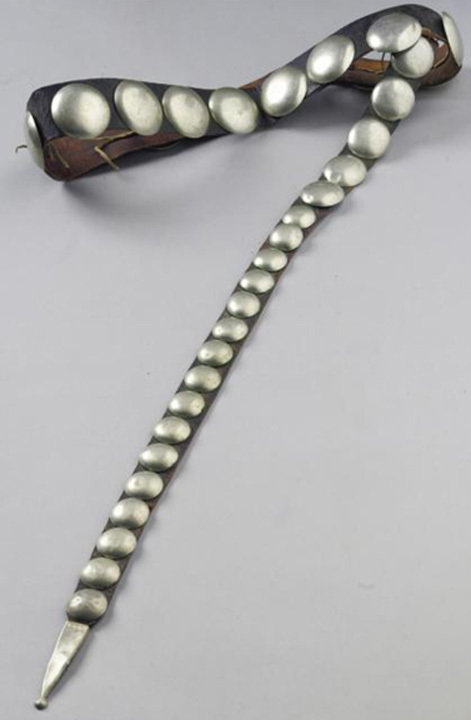 NORTHRN PLAINS CONCHO BELT & DRAGGER SET