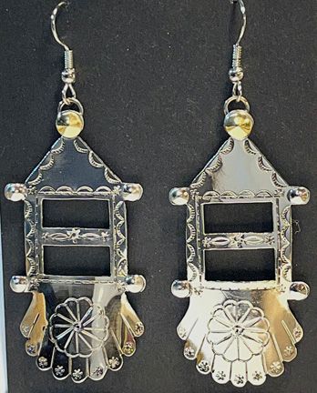 Earrings:  Chapel Slide Style, 3"