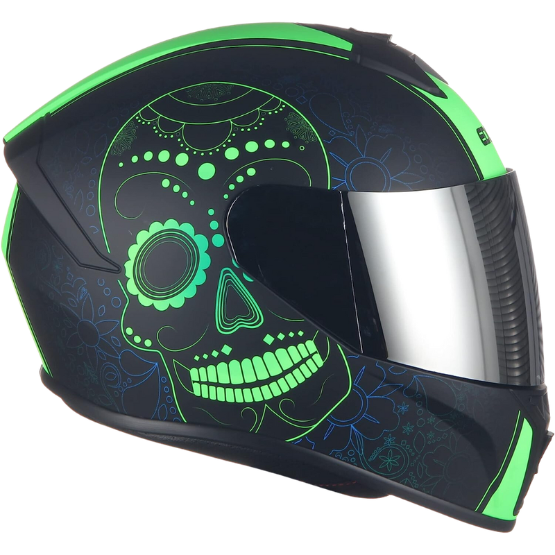 CASCO Motocicleta COMPLETO ABATIBLE Marca EDGE CERT DOT